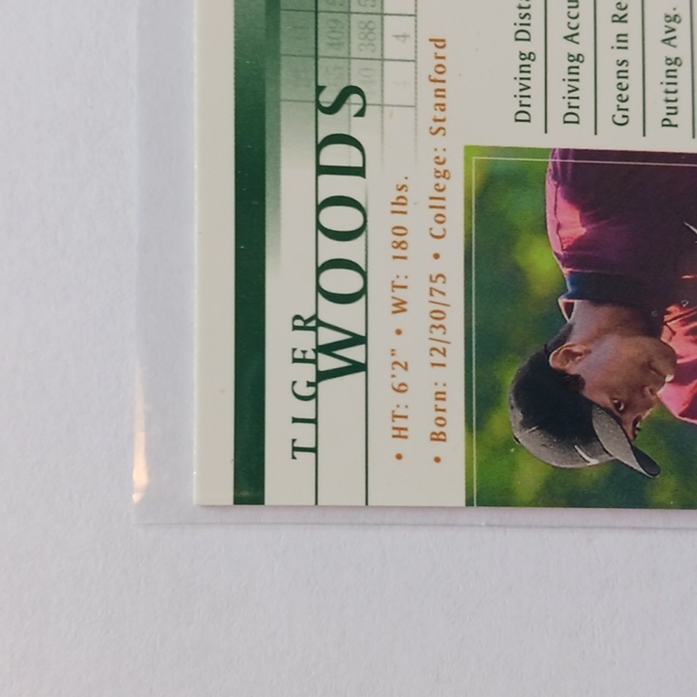 Tiger Woods Upper Deck Rookie Card #1 Gem 💎 Mint Condition 👌 2001 PGA Golf - Picture 10 of 10